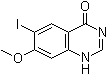 6-Iodo-7-methoxy-4(1H)-quinazolinone molecular structure (CAS 206190-25-2)