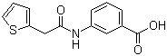 3-(2-Thiophen-2-ylacetylamino)benzoic acid molecular structure (CAS 206983-05-3)