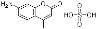 7-amino-4-methyl-2H-1-Benzopyran-2-one sulfate molecular structure (CAS 207673-94-7)