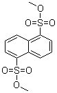 结构式 CAS# 20779-13-9, 1,5-萘二磺酸二甲酯