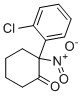 2-(2-氯苯基)-2-硝基环己酮分子结构 (CAS 2079878-75-2)