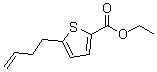 5-(3-Buten-1-yl)-2-thiophenecarboxylic acid ethyl ester molecular structure (CAS 208337-82-0)