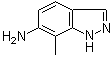 结构式 CAS# 208457-82-3, 7-甲基-1H-吲唑-6-胺