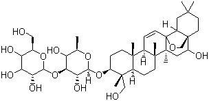 结构式 CAS# 20874-52-6, 柴胡皂苷 D