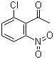 结构式 CAS# 20895-90-3, 2'-氯-6'-硝基苯乙酮
