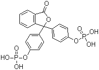 Phenolphthalein diphosphate molecular structure (CAS 2090-82-6)