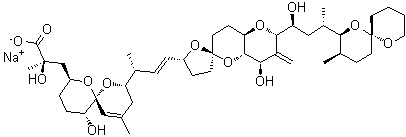 structure of CAS# 209266-80-8, Okadaic acid sodium salt
