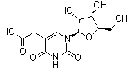 5-Uridineacetic acid molecular structure (CAS 20964-06-1)