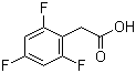 2,4,6-Trifluorophenylacetic acid molecular structure (CAS 209991-63-9)