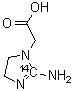 2-氨基-4,5-二氢-1H-咪唑-2-<sup>14</sup>C-1-乙酸分子结构 (CAS 210110-93-3)