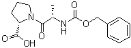 N-Benzyloxycarbonyl-L-alanyl-L-proline molecular structure (CAS 21027-01-0)