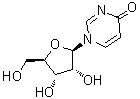 1-beta-D-Ribofuranosyl-4(1H)-pyrimidinone molecular structure (CAS 21052-20-0)