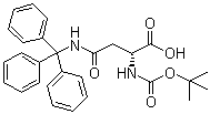N2-[(1,1-Dimethylethoxy)carbonyl]-N-(triphenylmethyl)-D-asparagine molecular structure (CAS 210529-01-4)