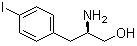 结构式 CAS# 210554-97-5, (betaR)-beta-氨基-4-碘苯丙醇