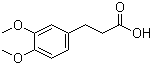 3,4-Dimethoxyhydrocinnamic acid molecular structure (CAS 2107-70-2)