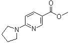 6-(1-Pyrrolidinyl)-3-pyridinecarboxylic acid methyl ester molecular structure (CAS 210963-94-3)