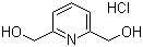 结构式 CAS# 21197-76-2, 2,6-二羟甲基吡啶盐酸盐