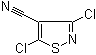 结构式 CAS# 2120-82-3, 3,5-二氯-4-氰基异噻唑
