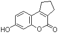 7-羟基-2,3-二氢-1H-环戊并[c]苯并吡喃-4-酮分子结构 (CAS 21260-41-3)