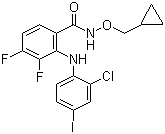 PD 184352 molecular structure (CAS 212631-79-3)