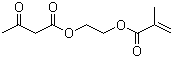 3-Oxo-butyric acid 2-(2-methylacryloyloxy)ethyl ester molecular structure (CAS 21282-97-3)