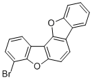 4-Bromobenzo[1,2-b:3,4-b']bisbenzofuran molecular structure (CAS 2128291-05-2)