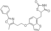 Edaglitazone molecular structure (CAS 213411-83-7)