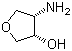 结构式 CAS# 214629-29-5, (3S,4S)-4-氨基四氢-3-呋喃醇