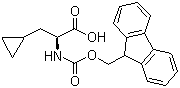 structure of CAS# 214750-76-2, Fmoc-L-Cyclopropylalanine