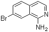 structure of CAS# 215453-53-5, 7-Bromo-1-isoquinolinamine;1-Amino-7-bromoisoquinoline