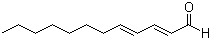 structure of CAS# 21662-16-8, (E,E)-2,4-Dodecadienal;trans,trans-2,4-Dodecadienal; (2E,4E)-Dodeca-2,4-dienal
