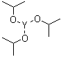 Isopropyl alcohol yttrium salt molecular structure (CAS 2172-12-5)