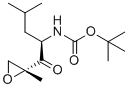 structure of CAS# 2177287-68-0, Carfilzomib Impurity 42;tert-butyl ((R)-4-methyl-1-((R)-2-methyloxiran-2-yl)-1-oxopentan-2-yl)carbamate