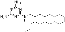 N-Octadecyl-2,4,6-triamino-1,3,5-triazine molecular structure (CAS 21840-04-0)