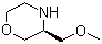 结构式 CAS# 218595-25-6, (S)-3-(甲氧甲基)吗啉盐酸盐