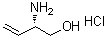 结构式 CAS# 219803-57-3, (S)-2-氨基丁-3-烯-1-醇盐酸盐