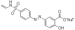 5-[[4-[(Ethenylamino)sulfonyl]phenyl]azo]-2-hydroxybenzoic acid monosodium salt molecular structure (CAS 219957-04-7)