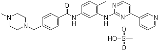 甲磺酸伊马替尼分子结构 (CAS 220127-57-1)