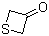 structure of CAS# 22131-92-6, Thietan-3-one