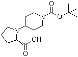 Boc-4-Piperidinyl-L-proline molecular structure (CAS 221352-39-2)