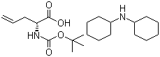 Boc-D-Allylglycine dicyclohexylamine salt molecular structure (CAS 221352-64-3)