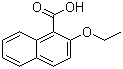 结构式 CAS# 2224-00-2, 2-乙氧基萘甲酸