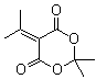 5-Isopropylidene-2,2-dimethyl-[1,3]dioxane-4,6-dione molecular structure (CAS 2231-66-5)