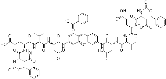(Z-DEVD)2-Rh 110分子结构 (CAS 223538-61-2)