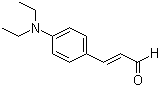 反式-4-(二乙基氨基)肉桂醛分子结构 (CAS 22411-59-2)