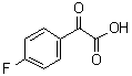 4-Fluoro-alpha-oxobenzeneacetic acid molecular structure (CAS 2251-76-5)