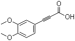 structure of CAS# 22511-06-4, 3,4-Dimethoxyphenylpropiolic acid;3-(3,4-Dimethoxyphenyl)propiolic acid