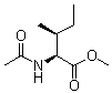 N-Acetyl-L-isoleucine methyl ester molecular structure (CAS 2256-76-0)