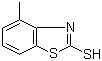 结构式 CAS# 2268-77-1, 4-甲基-2-巯基苯并噻唑