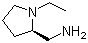 (2R)-1-Ethyl-2-pyrrolidinemethanamine molecular structure (CAS 22795-97-7)